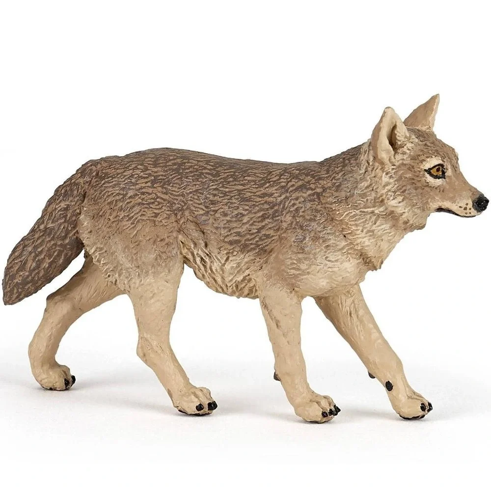 Jackal‎ Figurine - Hand Painted Wild Animal Toy Figure - New Papo 50259